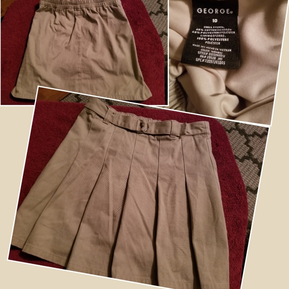 George size 10 skort with elastic waist